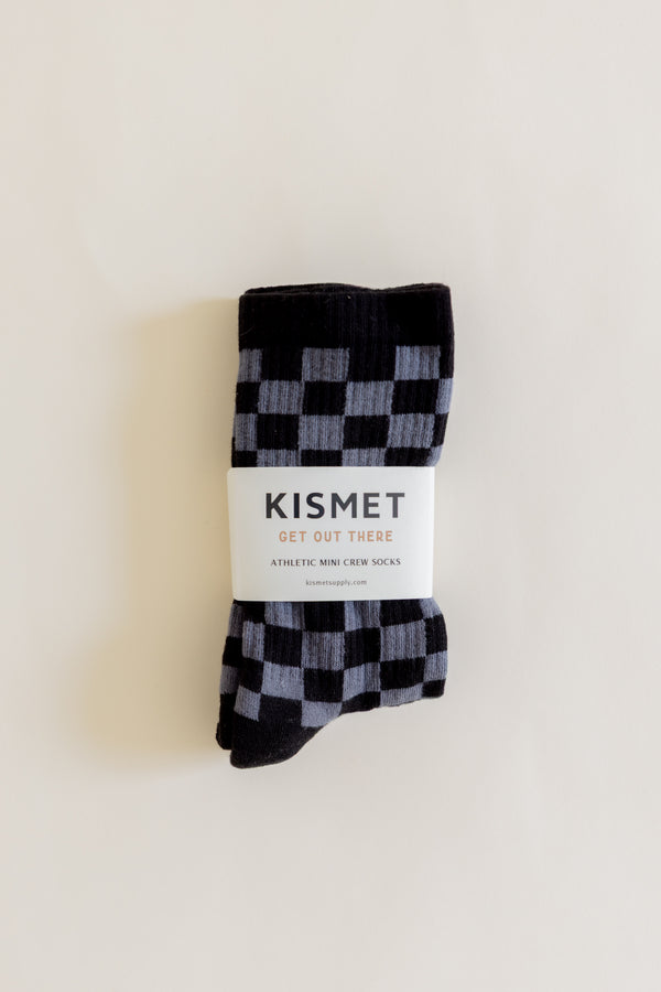 Checkered Print Socks