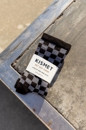 Checkered Print Socks