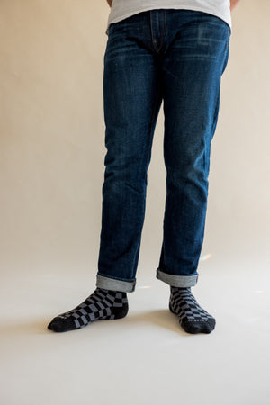 Checkered Print Socks