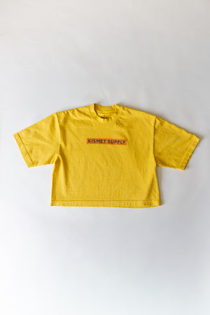 Sunny Yellow Crop Top