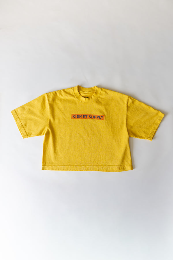 Sunny Yellow Crop Top